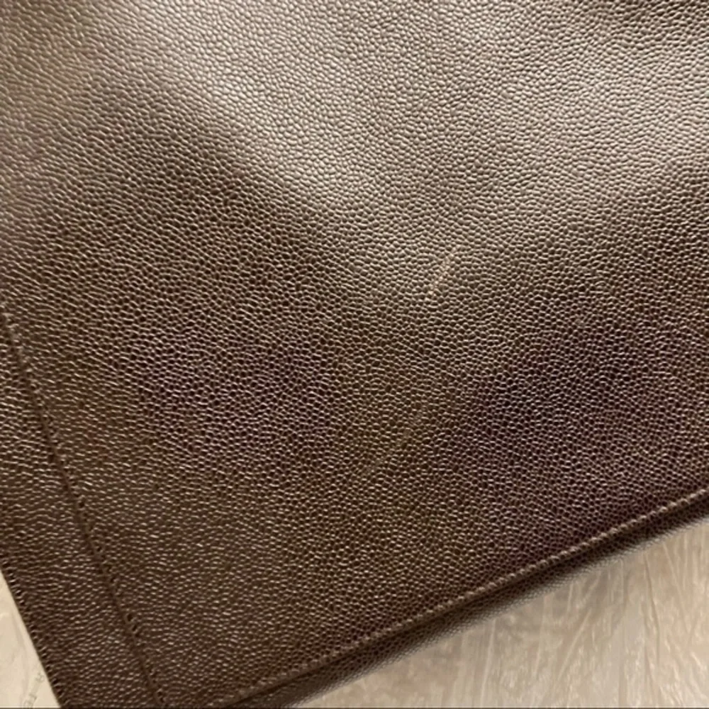 Chanel XXL vintage brown caviar leather RARE cc tote bag purse